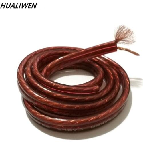 JINCHI Loud Speaker Cable Pure Oxygen-Free Copper 2*200 Wires/Core DIY Audio Cable For Amplifier