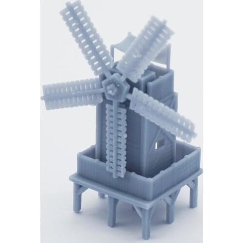 Outland Models Model Railroad Layout Country Tower Windmill House 1:220 Z Scale