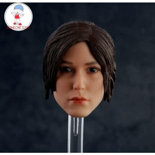 1/6 Tomb Raider Lara Croft Female Head Sculpt Model for 12'' Action Figure