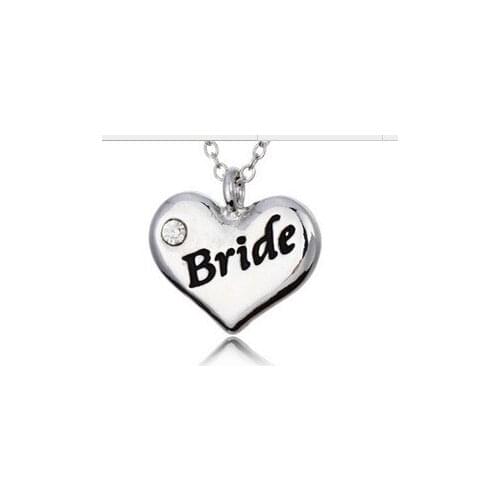 N234 Fashion simple jewelry bride letter friendship necklace