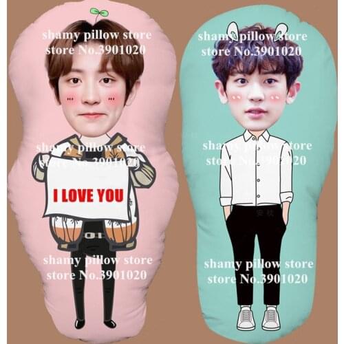 Kpop Park ChanYeol Pillow custom cartoon JungKook BaekHyun girl pillow