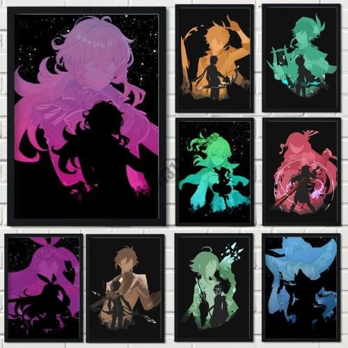 Full Square/Round Diamond Painting Genshin Impact Anime Diamond Embroidery Cross Stitch Kits Mosaic Home Decoration Gift