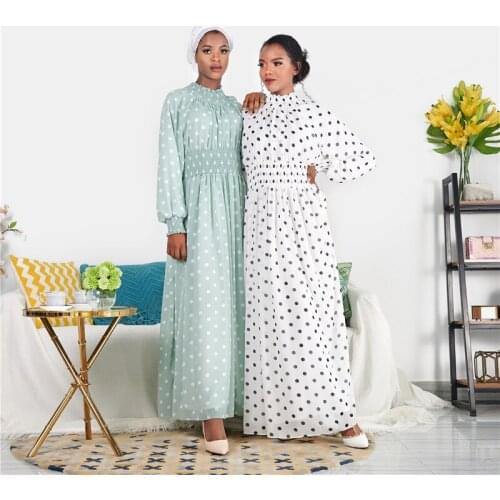 Ramadan Eid pleated peignoir muslim Abaya Hijab Muslim Dress female Elastic Caftan Islamic Kaftan Robe Musulman Abayas F1911