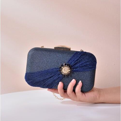 Evening Purse Luxury Hangbags Women Crossbody Bags for Party Wedding purses and handbags Solid Color Diamond Decorated Charming