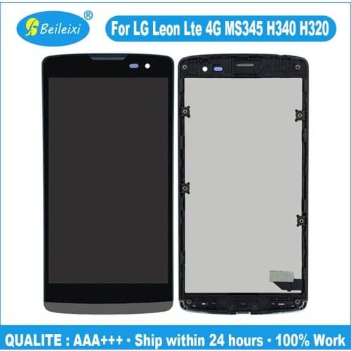 For LG Leon H340 h320 h324 H340N H326 MS345 C50 H342 LCD Display Touch Screen Digitizer Assembly
