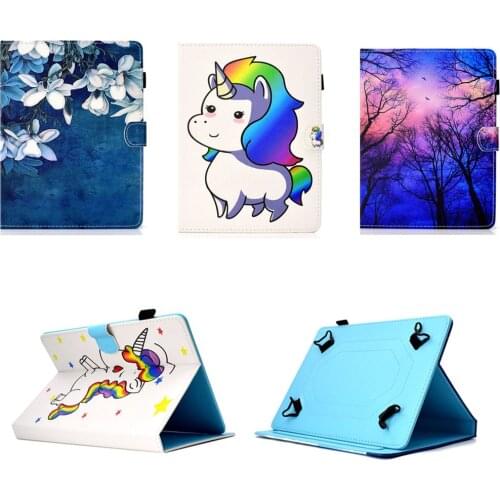 10 Inch Universal Case for Lenovo Tab2 A10-70F A10-70L A10-30 TB2-X30F X30M X30L 10.1 Inch Tablet PU Leather Cartoon Cover