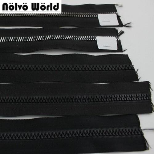 15Yards NEW 5# Resin teeth Invisible zipper head plus movable zipper plastic for bags,garments fabric NO.5 teeth