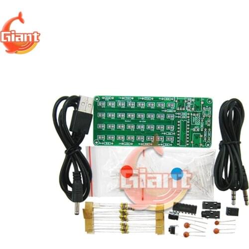 ASD-84 8*4 Audio Spectrum Indicator Level Indicator Kit Electronic Production DIY Parts LED Light Emitting Tube Module