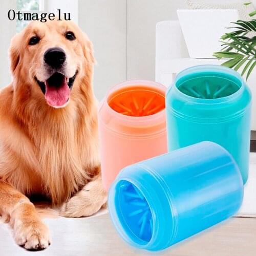 Dog Paw Cleaner Cup Portable Soft Silicone Combs Pet Foot Washer Cup Clean Brush Washing Devices Dirty Cat Foot Cleaning Bucket