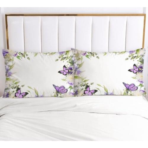 3D Pillow Case Pillowcase Custom 20x26in 20x36in Decorative Pillow Cover Bedding For Wedding Flowers Microfiber Home Textile