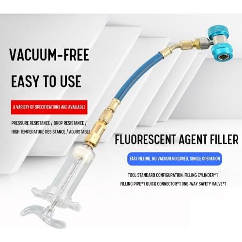 Auto Air-conditioning Agent Filler Detection Fluorescent CompressorAgent Filler Oil Filling Maintenance Tool Equipment and Tool