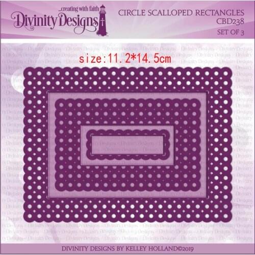 Sirius Round rectangle hollow festival Metal Cutting Dies Kits for DIY Craft Making Greeting Card Album Scrapbooking cutting die