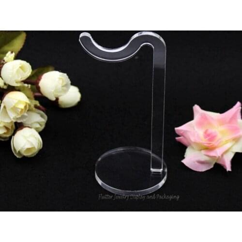 Hot Sale 12pcs/lot Bracelet Holder Bangle Hanger Jewelry Display Stand Earring Showing Rack Organizer Showcase Wood and Acrylic