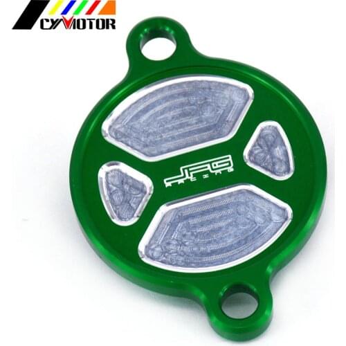 Motorcycle CNC Aluminum Cleaner Oil Filter Cover Set For KAWASAKI KXF250 KXF 250 2005 2006 2007 2008 09 10 11 12 13 14 15 16