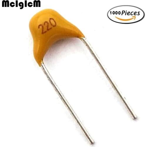 McIgIcM 1000pcs 50V monolithic ceramic capacitor multi-layer ceramic capacitor p=5.08mm 470pF 680pF 1nF 2.2nF 3.3nF 4.7nF 10nF