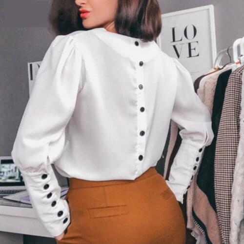 MOARCHO Womens White Shirts