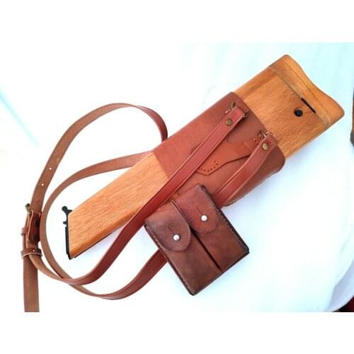 WW2 GERMAN C96 MAUSER BROOMHANDLE HOLSTER AND STOCK AND MILITARY Ammo Pouch SET COLLECTION World military Store