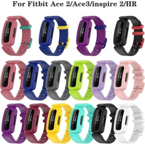 New Strap For Fitbit Ace 3/inspire 2 Replacement Silicone Bracelet For Fitbit Ace 2/inspire HR fitbit Ace3 Smart Watch Wristband