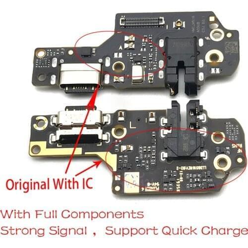 New USB Port Charger Dock Plug Connector Port Board Earphone Jack Flex Cable For Xiaomi Redmi Note 8 Replacement