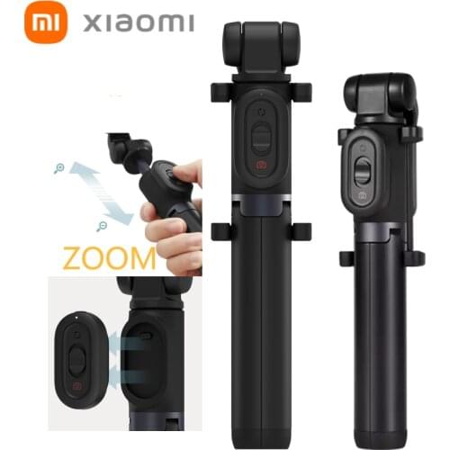 Original Xiaomi Mijia Mi Tripod Selfie Sticks Zoom With Wireless Button Bluetooth Remote Foldable Extendable For IOS Android NEW