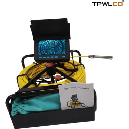 17MM Lens 720P Industrial Borescope 4.3 Inch Screen 6 LED Lights Waterproof Endoscope Pipe Drain Sewer Camera Inspection