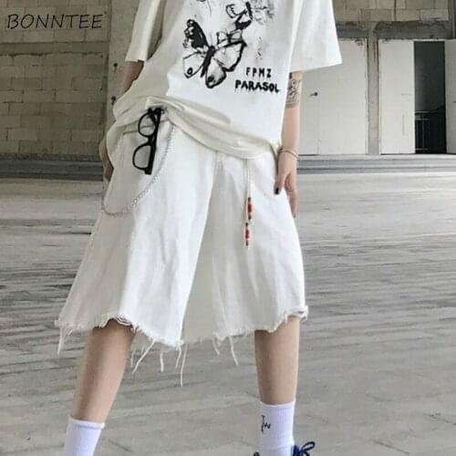 Shorts Women Summer Lady Simple Mid Waist Japanese Style Harajuku Chic New Streetwear Solid Pockets Asymmetrical Bottom Fashion