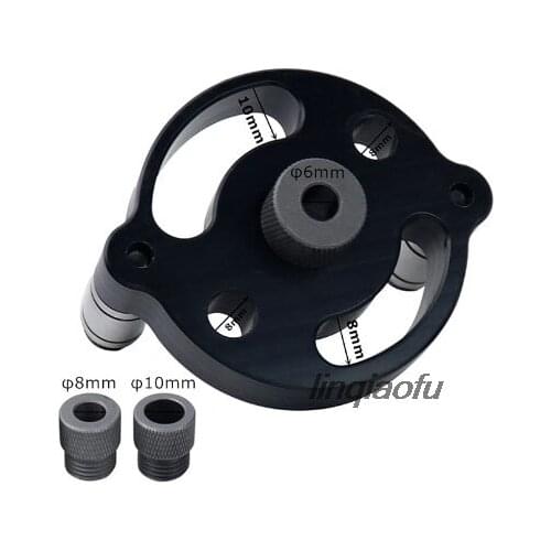 Woodworking jigsaw hole punch, hole locator, 2-in-1, 3-in-1 punching tool