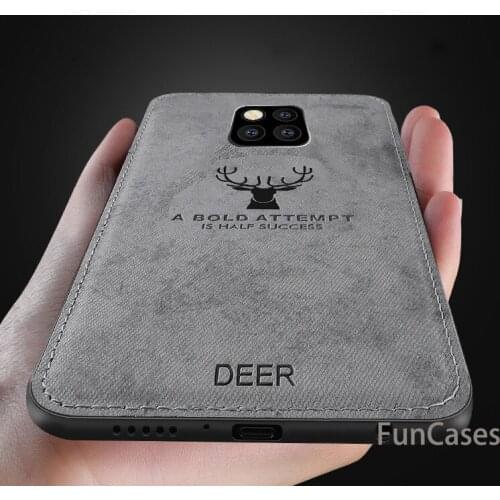 Fabric Case for Huawei Mate 20 Pro Case Classic Cloth Matte Skin Soft Hard Back Cover for Huawei Mate 20 Lite Mate20 Phone Cases