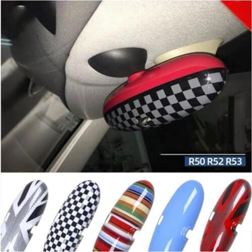 Couvercle de rétroviseur pour Mini Cooper R50 R52 R53 JCW, autocollant ABS de haute qualité