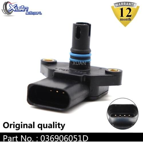 XUAN 036906051D Intake Manifold Pressure Sensor Map Sensor For SEAT LEON TOLEDO Volkswagen BORA CADDY GOLF LUPO POLO VENTO