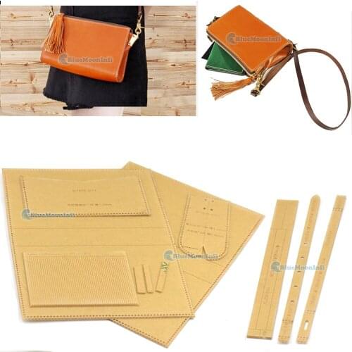 1 Pcs Acrylic Leather Template Model Home Handwork craft 826 Pattern Accessory Women Single Shoulder Handbag DIY