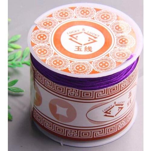 0.1CM Purple Nylon Line String Bead Cord 80M Jewelry For Woman Gift Making Z035