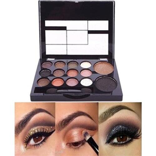 14 Colors Fashion Women Makeup Shimmers Eyeshadow Palette Cosmetic Eye Shadow Make Up Lady Gift Beauty Tools
