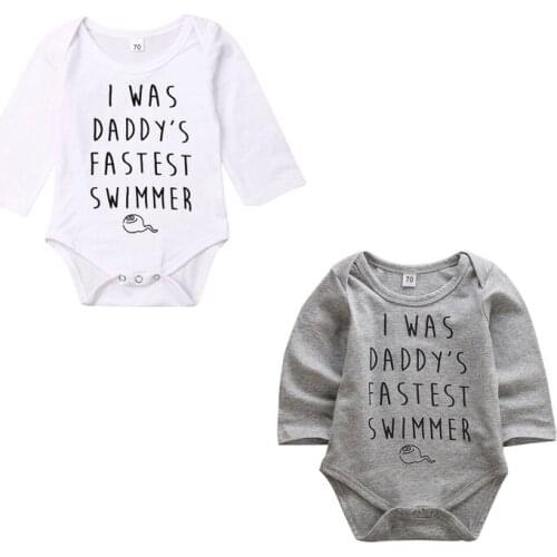 Focusnorm Casual Newborn Kid Baby Boy Girl Cotton Clothes Romper Long Sleeve Jumpsuit Cotton Baby Girl Outfits Autumn