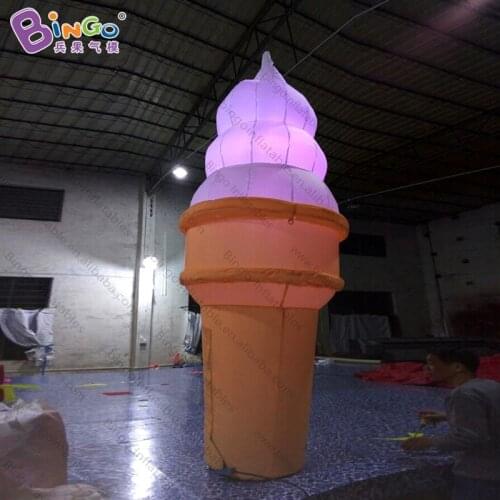 Customized 10 feet high giant inflatable ice cream cone / ice cream inflatable / inflatable ice cream cone for advertising toys