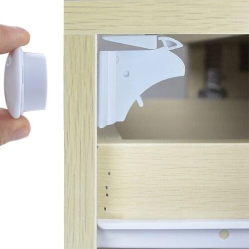 Magnetic Child Lock Children Protection Baby Safety Lock Drawer Latch Cabinet Door Lock Limiter Children Security Locks