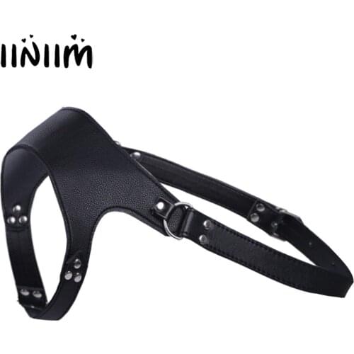 Men Lingerie Night Adjustable One-shoulder Body Chest Harness Bondage Costume Nightclub Party Costumes Performance for Male