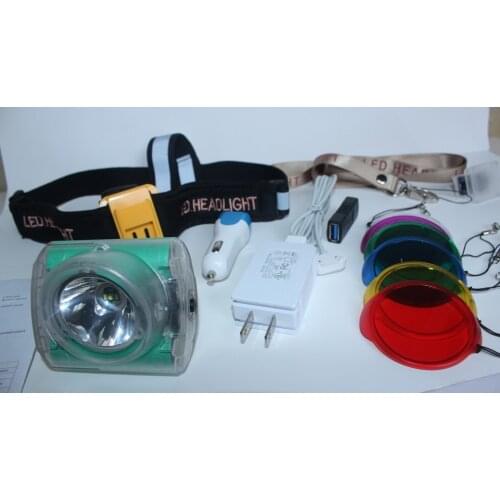 Newest Super Bright Led Headlight Cordless Light For Hunting,Mining Fishing Light Free Shipping
