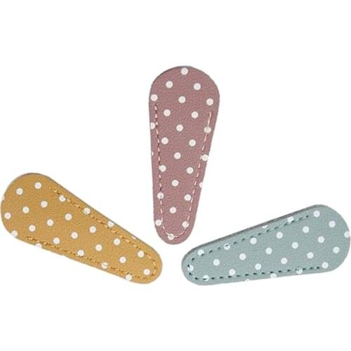 3Pcs Dotted Sewing Scissors Sheath Safety Scissors Protective Cover Colorful