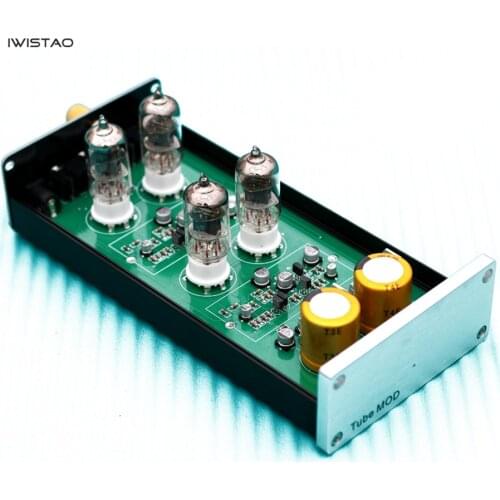 Tube Moving Magnetic Phono Stage 120 Times Vinyl LP Phono DC24V Support Battery Powered AC110-220V