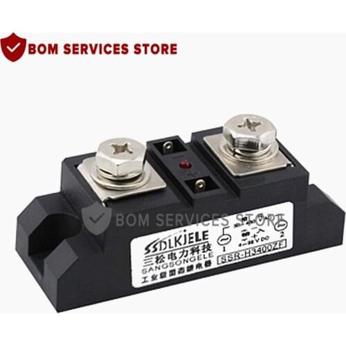 Industrial SSR-H3400Z 400A SSR-H3400ZF Single-phase Input 4-32VDC;Output 24-680VAC solid state relay 400a