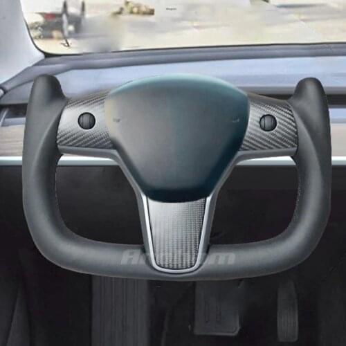 Customized According To Your Idea,Factory Direct Sale Yoke Steering Wheel For Tesla Model 3 and Model Y