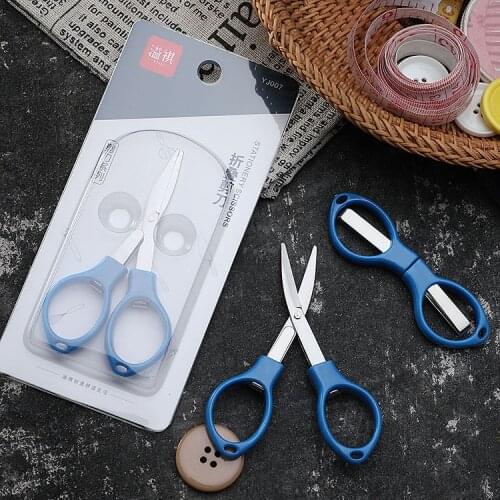 Outdoor stainless steel fishing scissors multifunctional folding scissors 8-shaped spectacles portable fishing line scissors