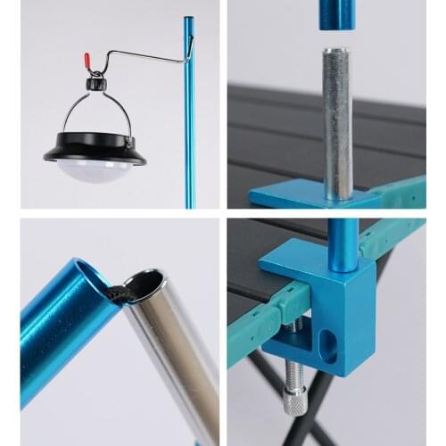 Detachable Lantern Stand Lamp Tripod Camping Lamp Bracket Lamp Holder Portable Camping Accessory Lamp Holder