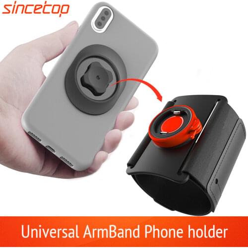 Universal Sports Armband for iPhone 11 X 8 7 Samsung Rotatable Wrist Running Sport Arm Band With Key Holder for 4-6 inch Phone