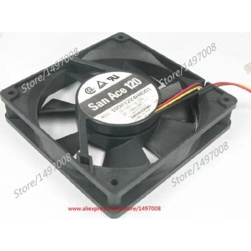 SANYO DENKI 109P1224H4D01 DC 24V 0.24A 120x120x25mm Server Cooling Fan