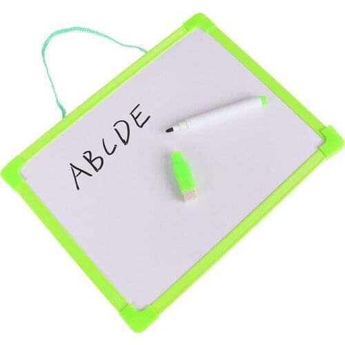 1Pcs Educational Mini Children Writing Tablet Drawing Board Pen Toys Early Learning Drawing Writing Tablet With 1 Black Pen Toys