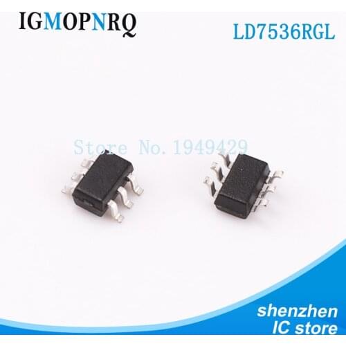 10PCS LD7536RGL SOT23-6 LD7536 7536 New fast delivery