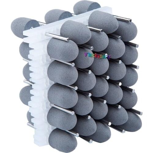 50pcs Grey Dental SILICONE Polishers Resin Base Acrylic Polishing Burs New Dental lab burs