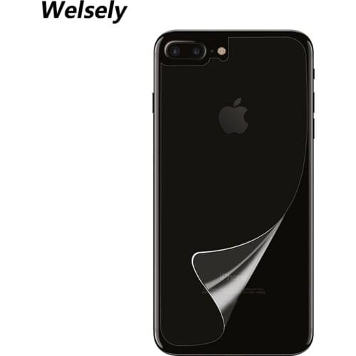 100pcs Back Cover HD Cleartrasparente Protector Protective Pet Film Shield For apple iphone 6 6s 7 5 s se 4s 8 plus Accessories